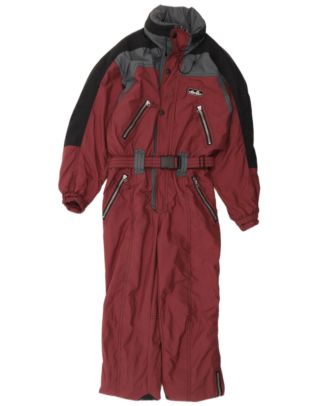 Macacão de esqui masculino ELLESSE IT 52 XL Borgonha Colourblock Poliamida