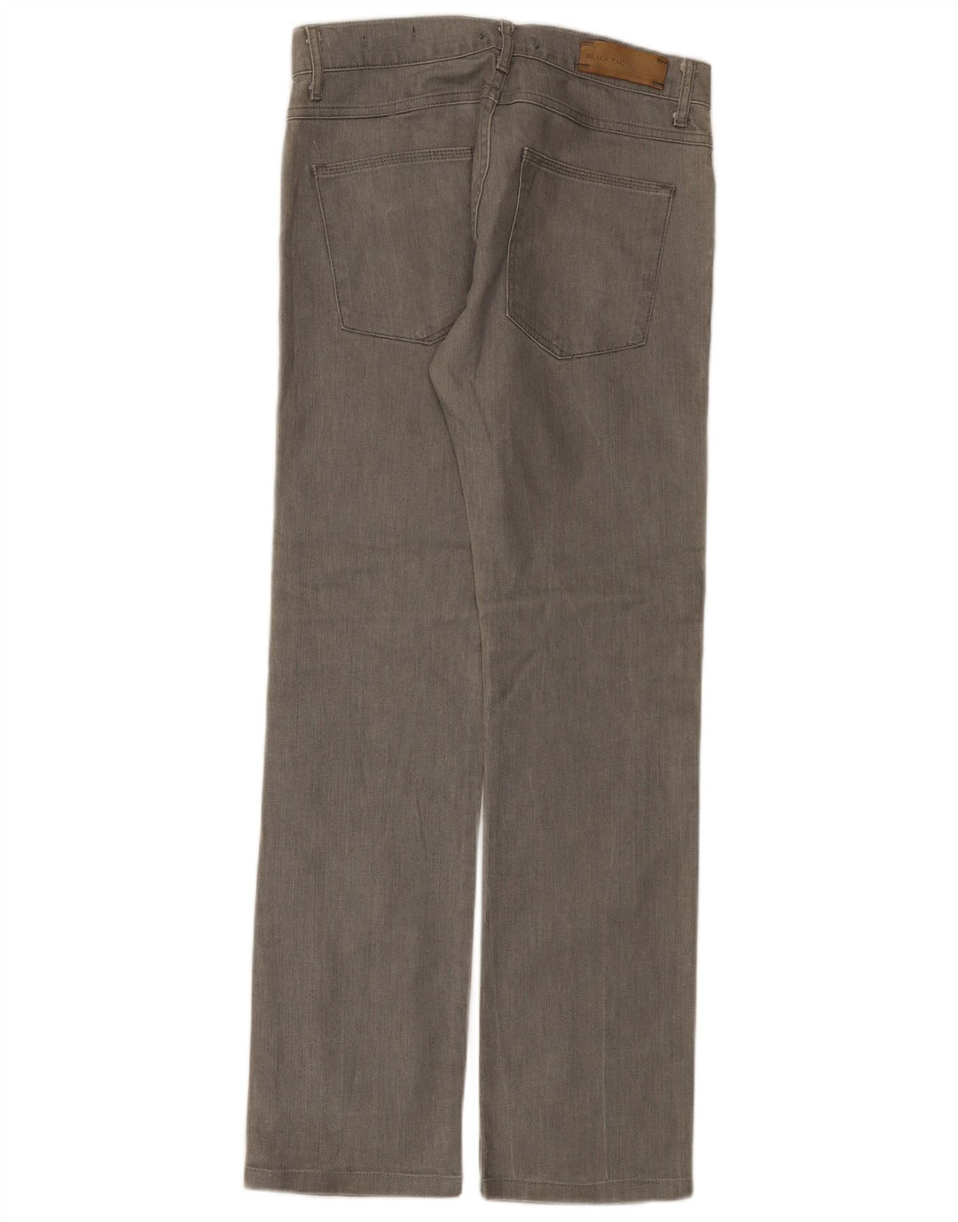 Zara Mens Straight Jeans EU 42 Grande W32 L32 Cinza