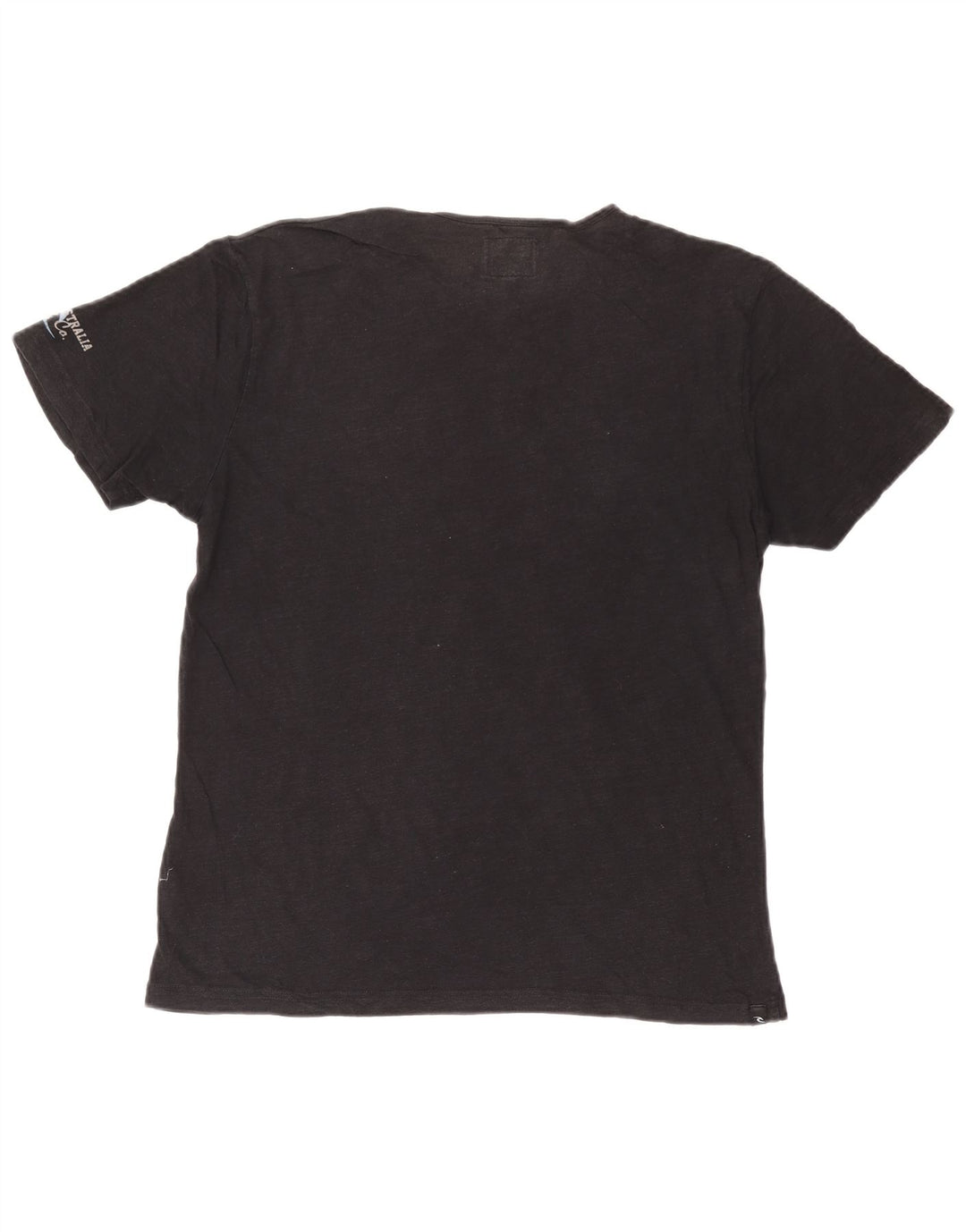 RIP CURL Camiseta masculina gráfica top pequeno preto
