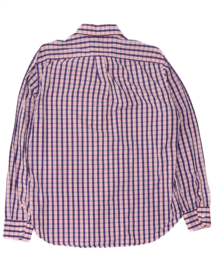 Camisa masculina Harmont & Blaine XL algodão guingão rosa