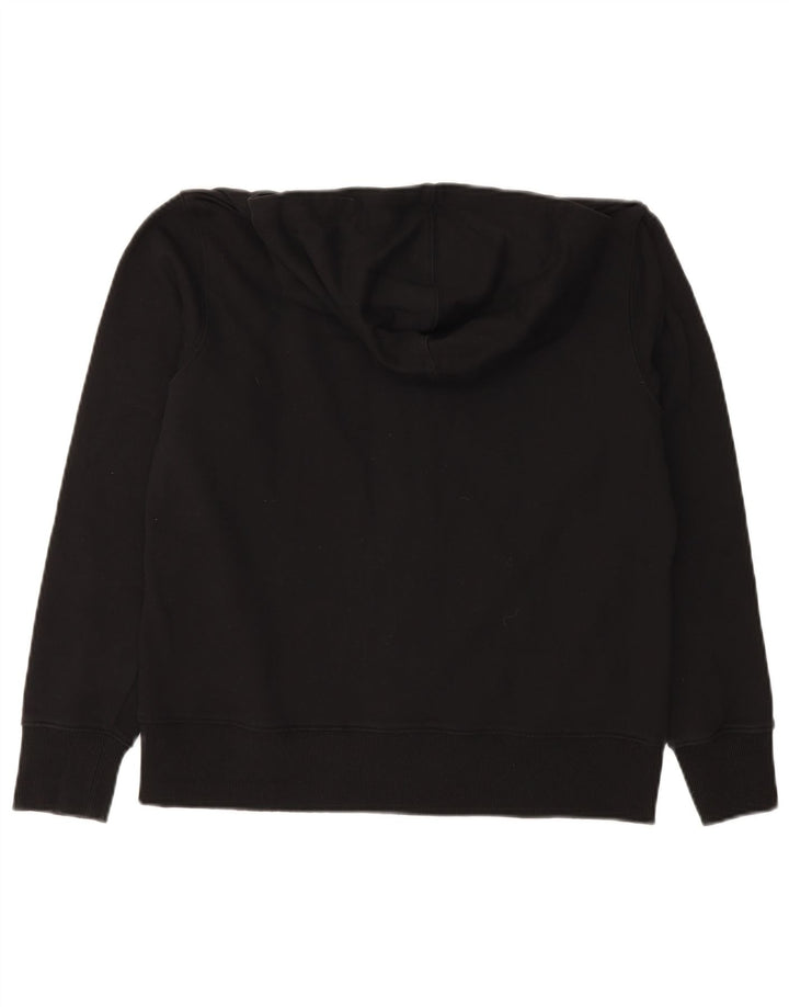 Suéter feminino com capuz e zíper CONVERSE IT 44/46 algodão preto médio