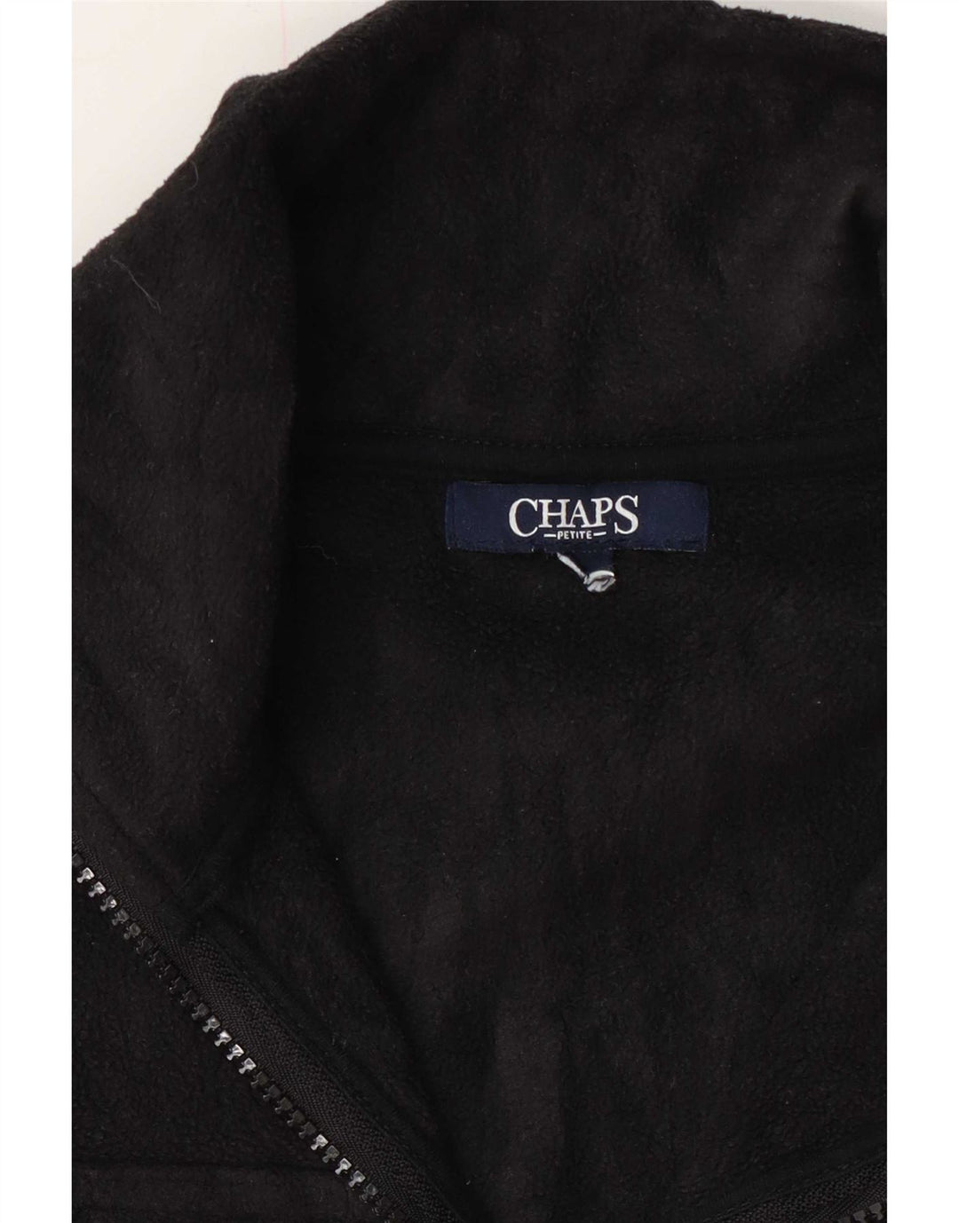 Chaps Womens Fleece Gilet UK 14 Médio Preto