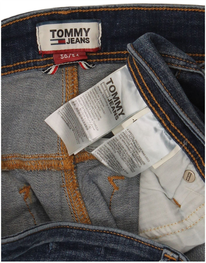 TOMMY HILFIGER Masculino Stanton Skinny Jeans W38 L34 Azul Algodão