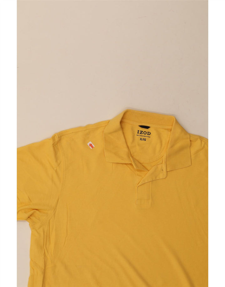 IZOD Mens Polo Shirt XL Yellow Vintage Izod and Second-Hand Izod from Messina Hembry 