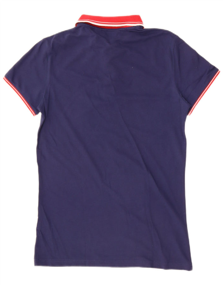 Camisa polo masculina Kappa grande algodão azul marinho