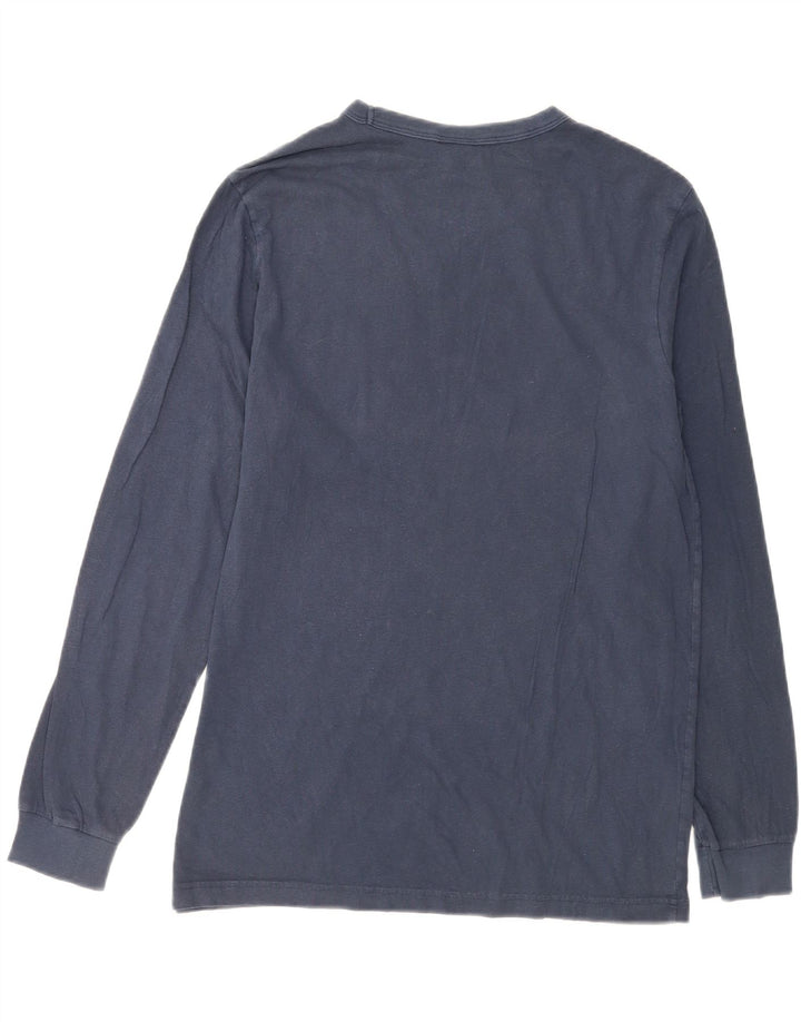 Champion Mens Rochester Graphic Top Manga Longa Médio Azul Marinho