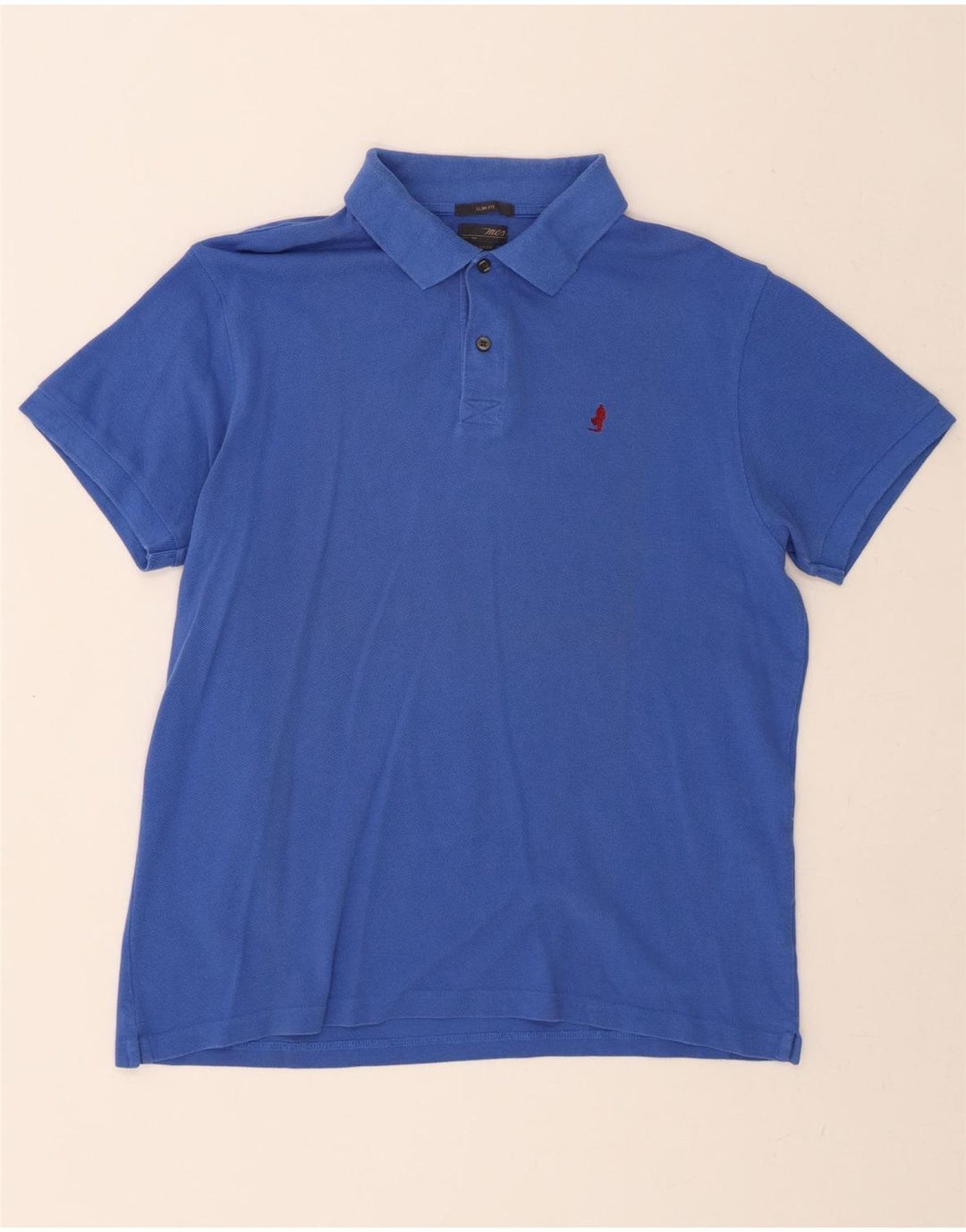 MARLBORO CLASSICS Mens Slim Fit Polo Shirt XL Blue Cotton Vintage Marlboro Classics and Second-Hand Marlboro Classics from Messina Hembry 