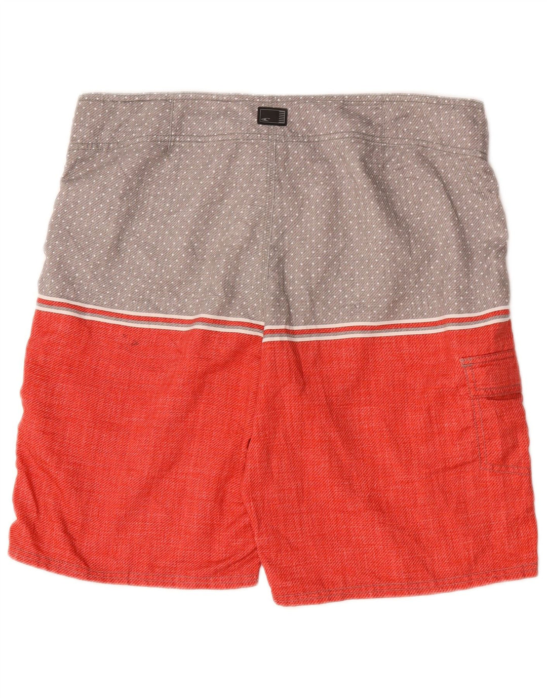 Shorts de natação masculino O'Neill grande bloco colorido vermelho