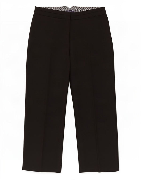 Calça casual feminina de perna larga Marks & Spencer Reino Unido 18 XL W36 L31 preta
