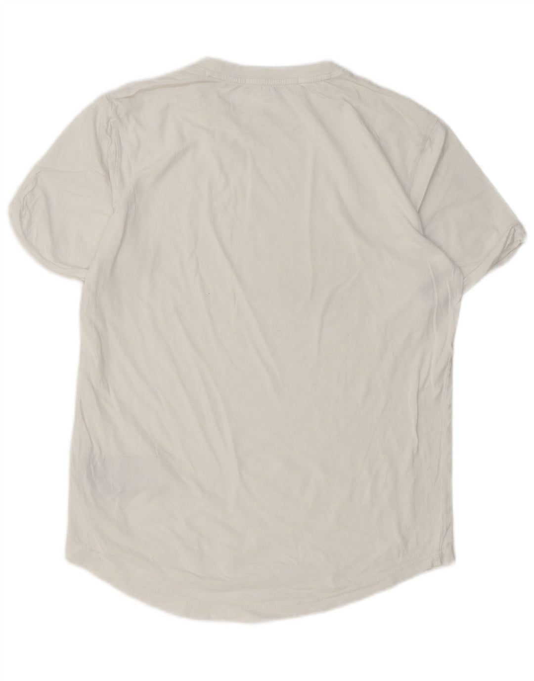 Camiseta masculina Calvin Klein Jeans Top médio algodão branco