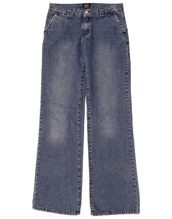 Sergio Tacchini Calça Jeans Feminina Bootcut W29 L35 Azul Algodão