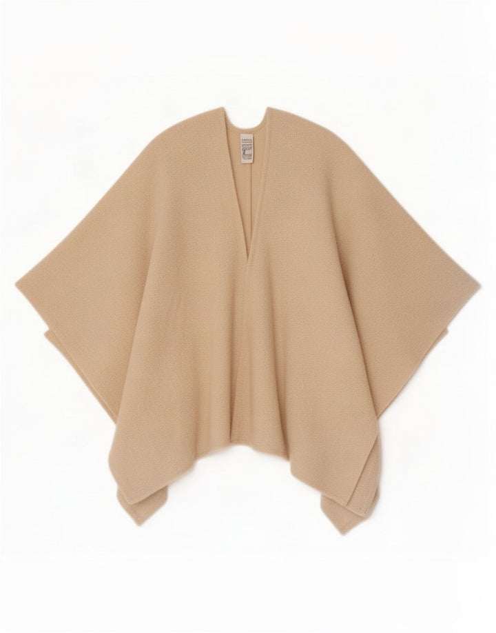 Suéter feminino Poncho Cardigan Marks & Spencer tamanho único poliéster bege