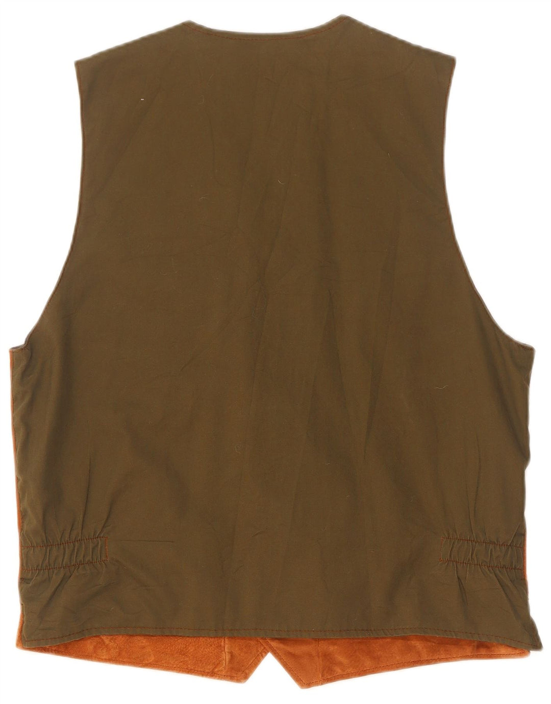 Colete masculino de camurça Blackthorn couro marrom médio