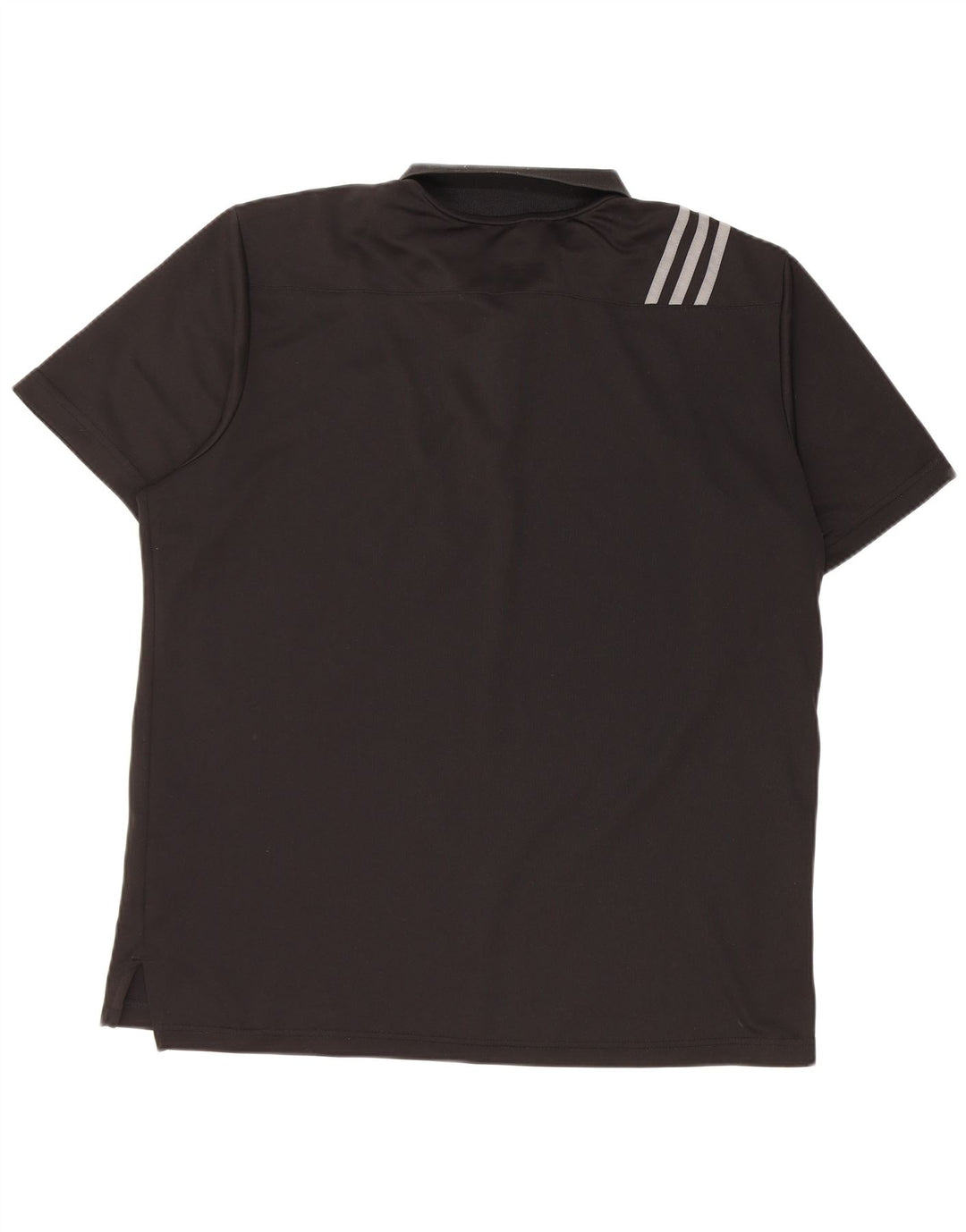 Camisa polo masculina Adidas Golf grande poliéster preto