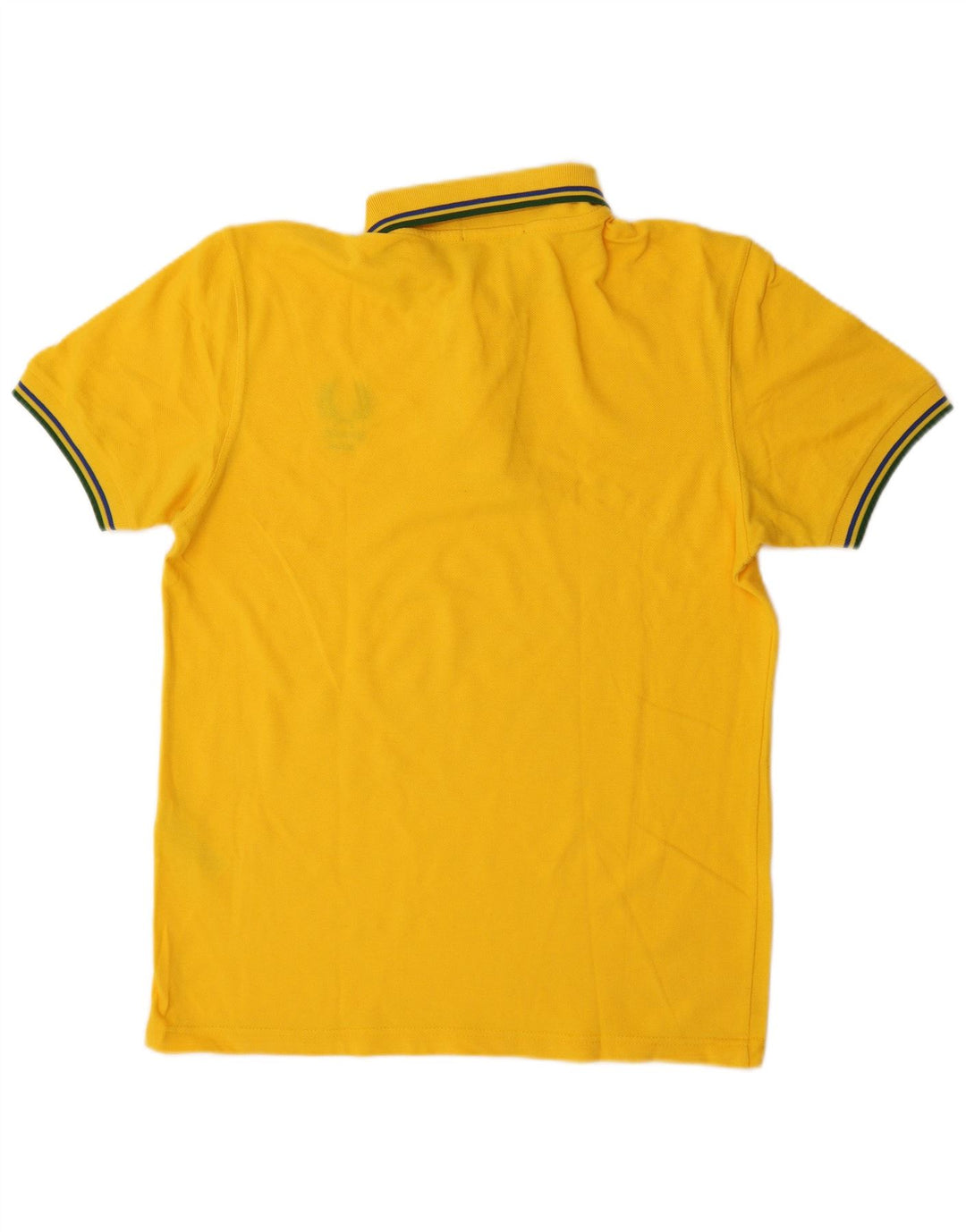 Camisa polo masculina FRED PERRY algodão amarelo médio