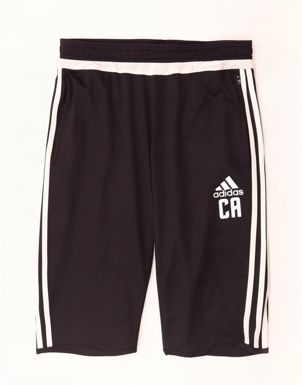 Adidas Mens Climacool Graphic Sport Shorts Médio Preto Poliéster