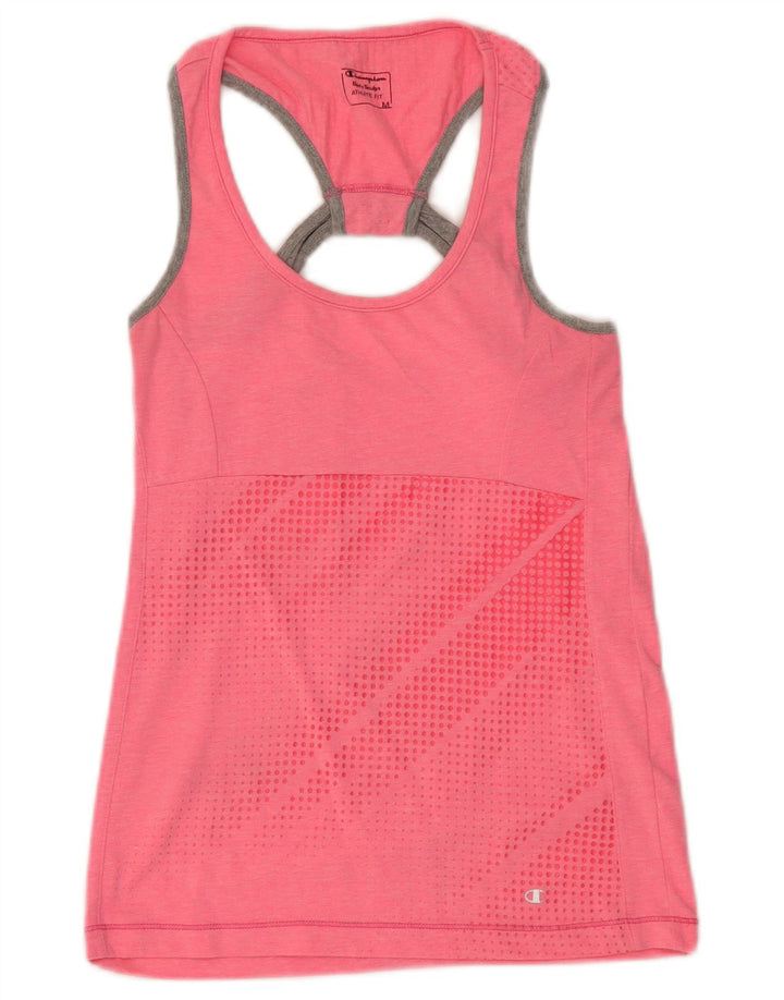 Colete feminino Champion UK 12 médio rosa manchado