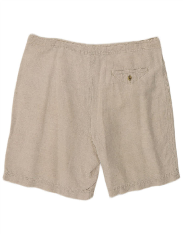 Shorts chino feminino Marks & Spencer Pegged médio W34 linho bege