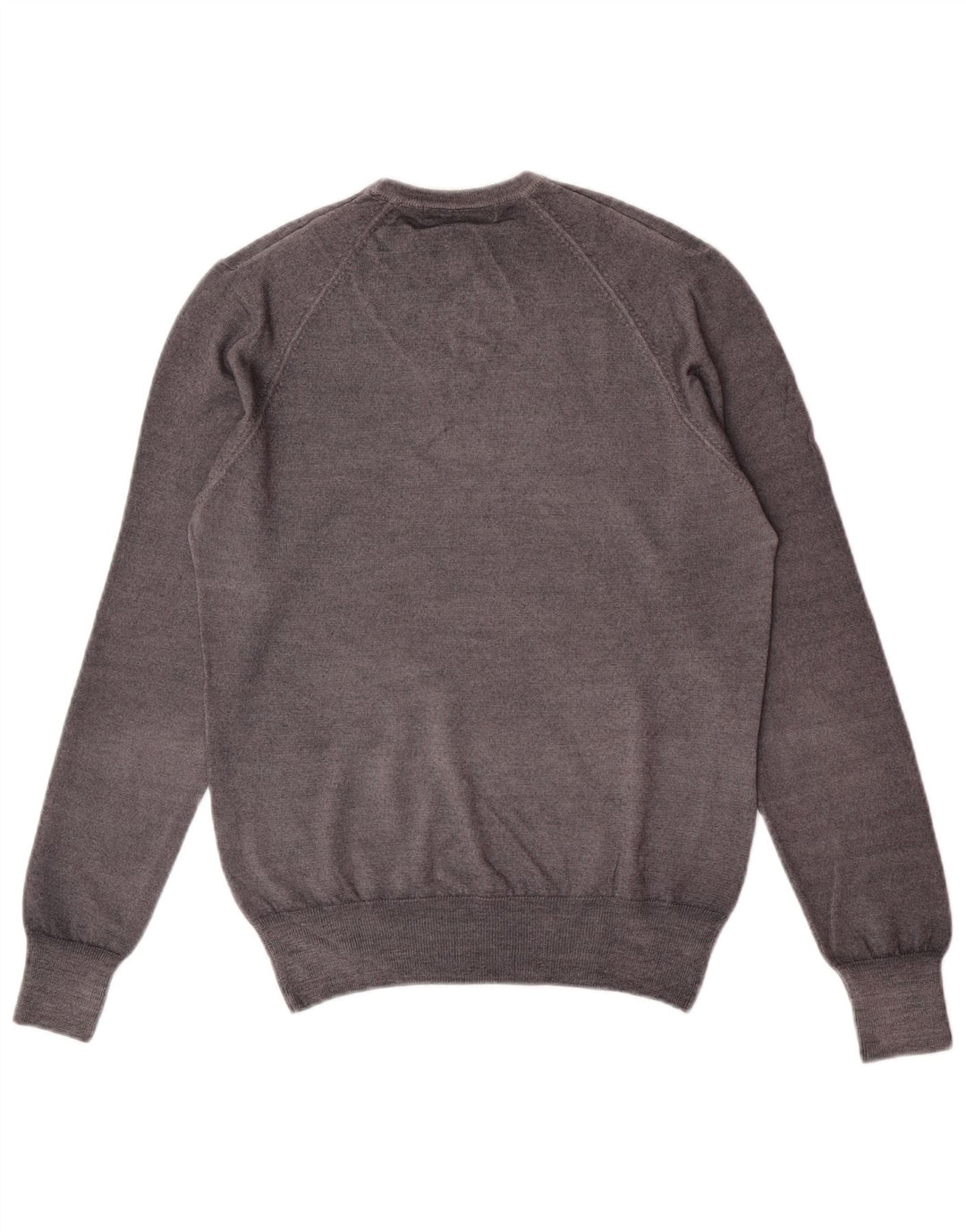 Suéter masculino Ungaro com gola redonda IT 48 lã cinza pequena