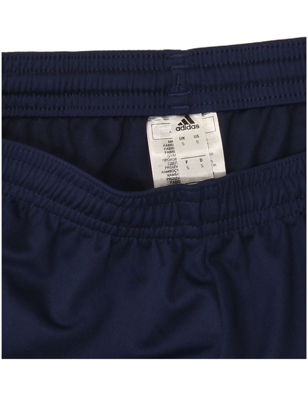 Shorts esportivos masculinos Adidas Aeroready pequenos poliéster azul marinho
