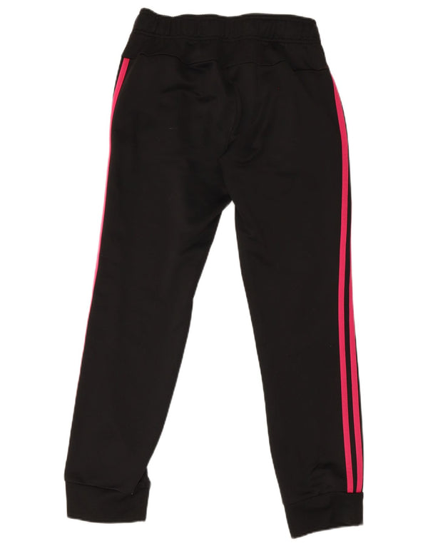 Calça de treino feminina Adidas Joggers UK 12 poliéster preto médio