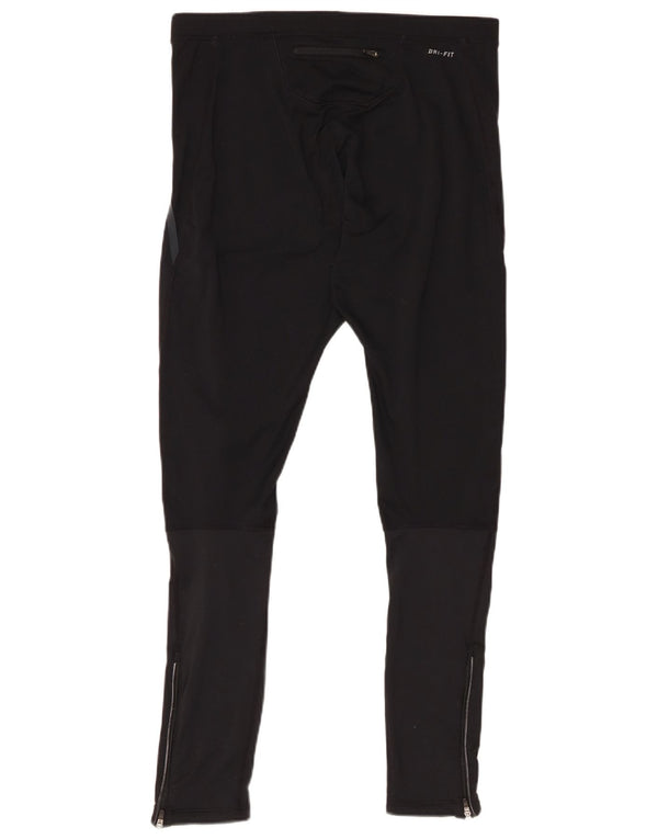 Leggings Nike Dri Fit Feminina UK 16 Grande Poliéster Preto