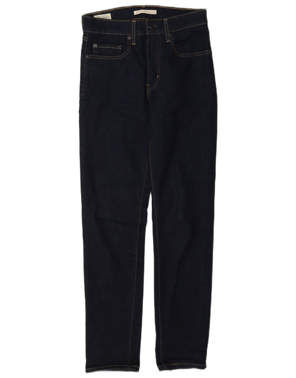 Calça jeans feminina Levi's 724 High Rise Straight W27 L30 azul marinho algodão