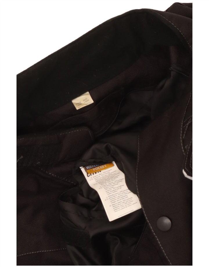 Jaqueta masculina Crivit Racer UK 40 grande poliamida preta