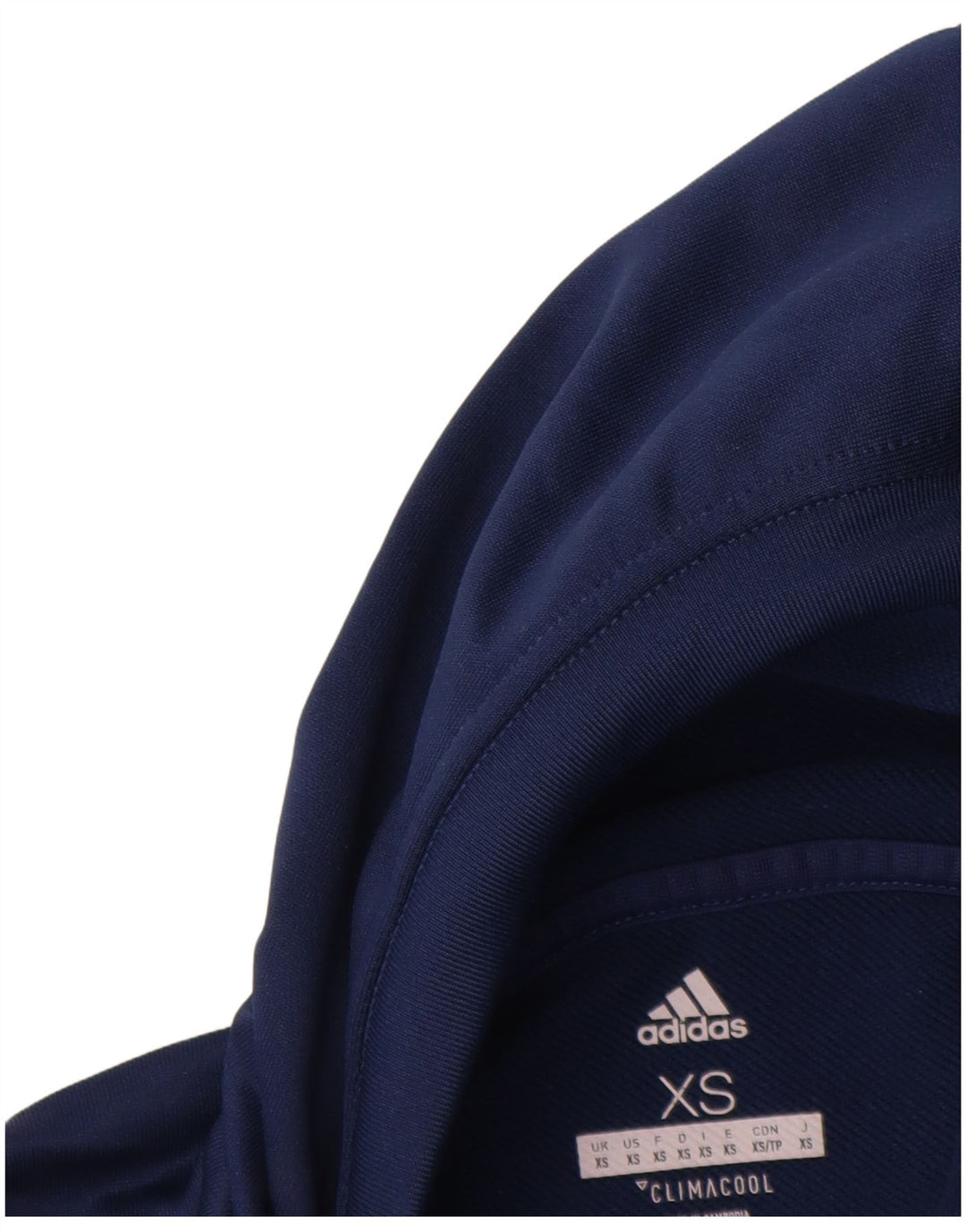 Adidas masculino Grã-Bretanha moletom com capuz XS azul marinho poliéster