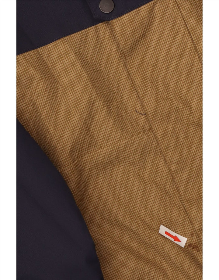 Jaqueta corta-vento masculina O'Neill com capuz Reino Unido 38 bloco colorido azul marinho médio