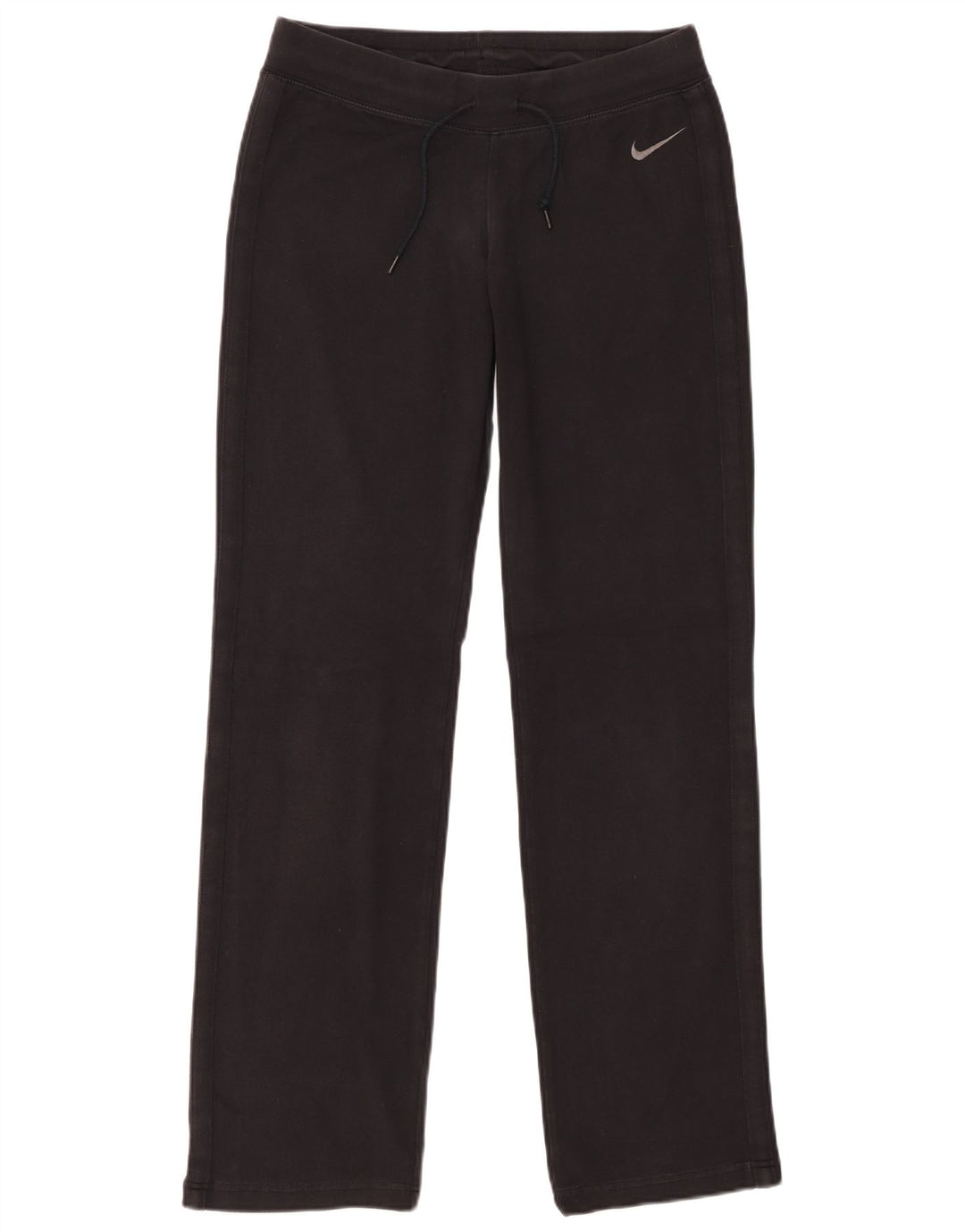 Calça de treino feminina Nike UK 12 médio preto algodão
