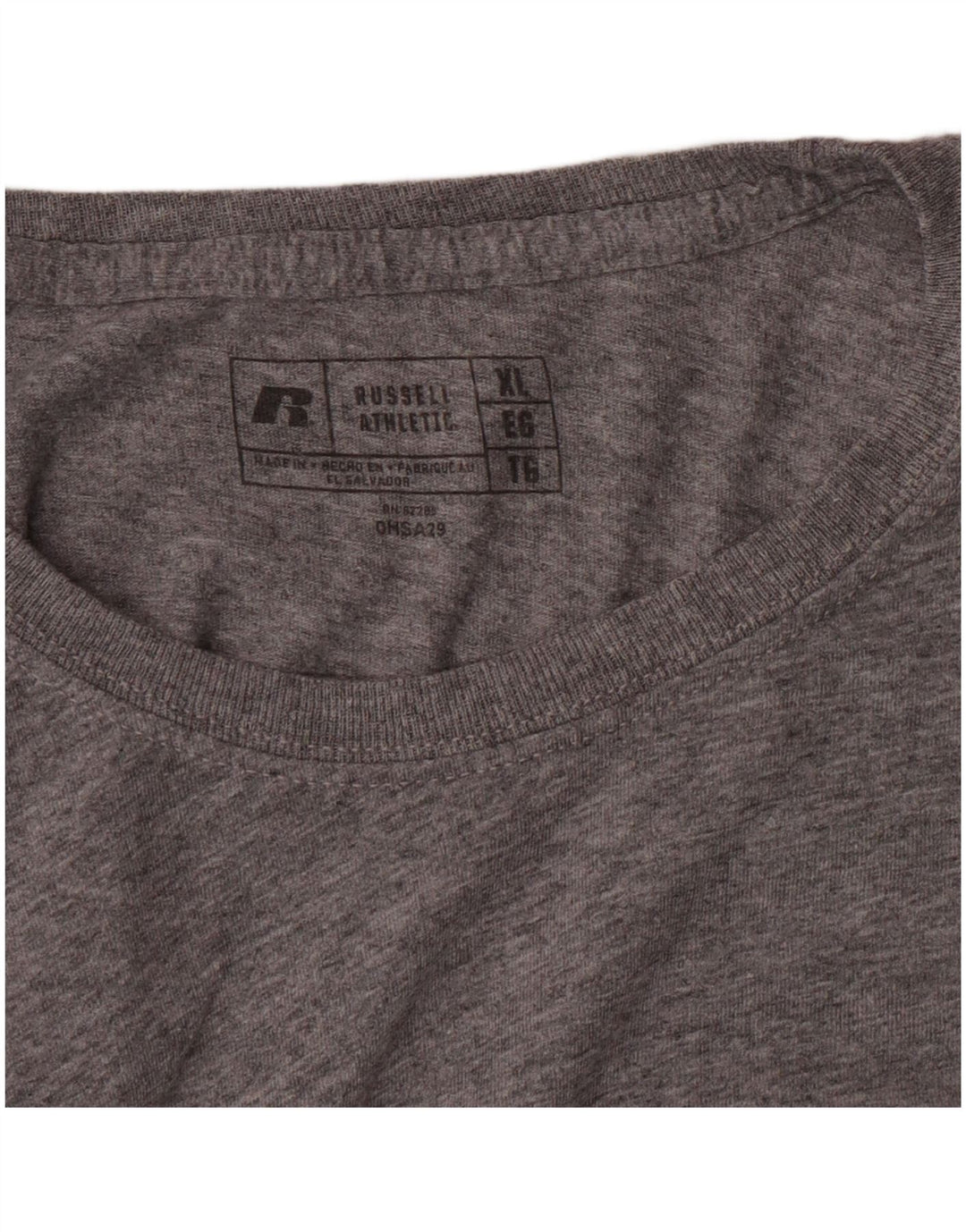 Camiseta Russell Athletic Boys Top 14-15 Anos XL Cinza