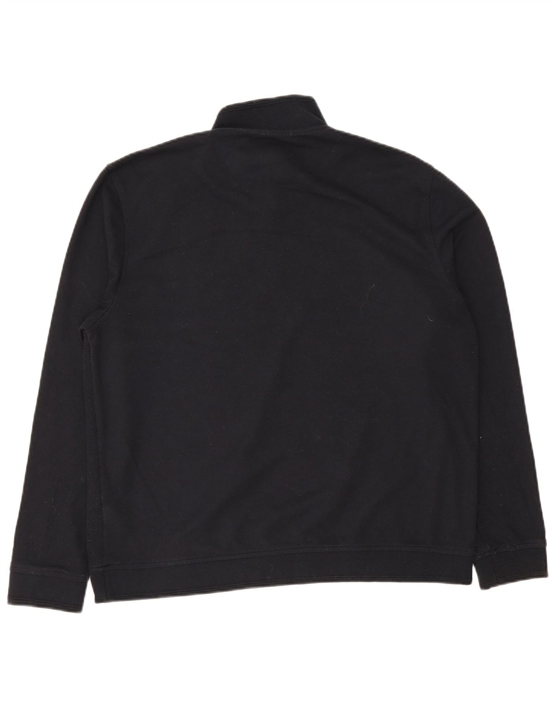 Suéter masculino Ted Baker com zíper e pescoço tamanho 6 2XL azul marinho