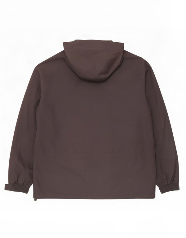 Jaqueta corta-vento com capuz masculino Mountain Warehouse poliéster cinza Reino Unido 42 XL