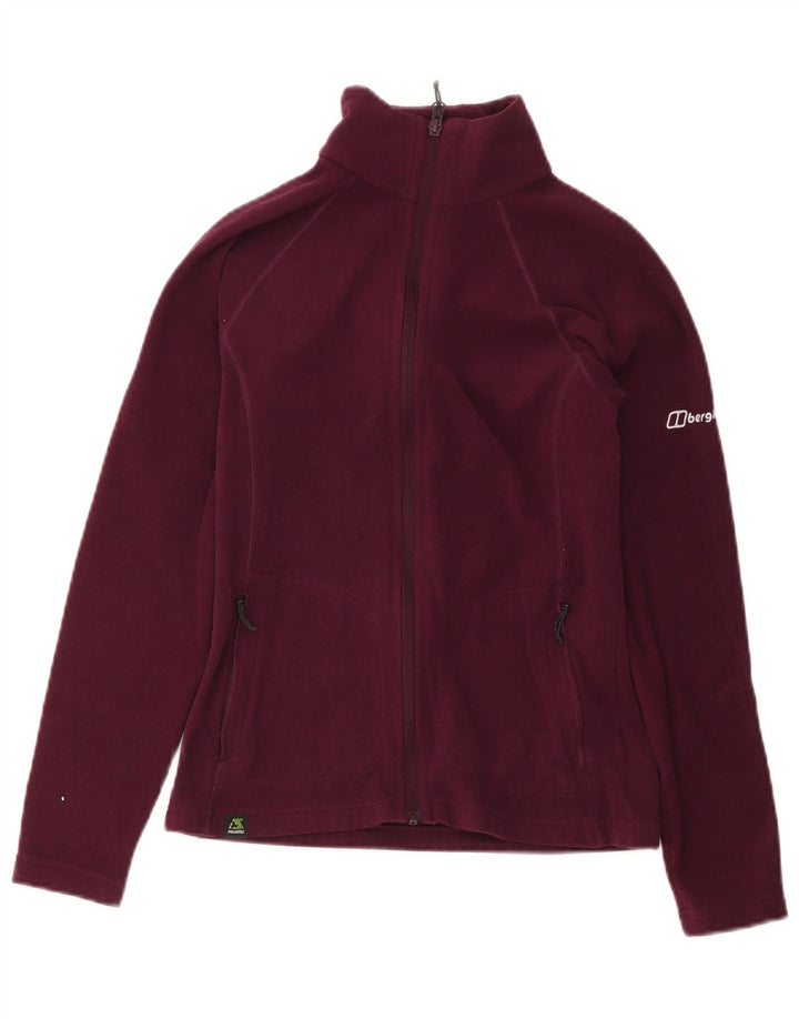 Jaqueta de lã feminina Berghaus UK 10 pequena Borgonha