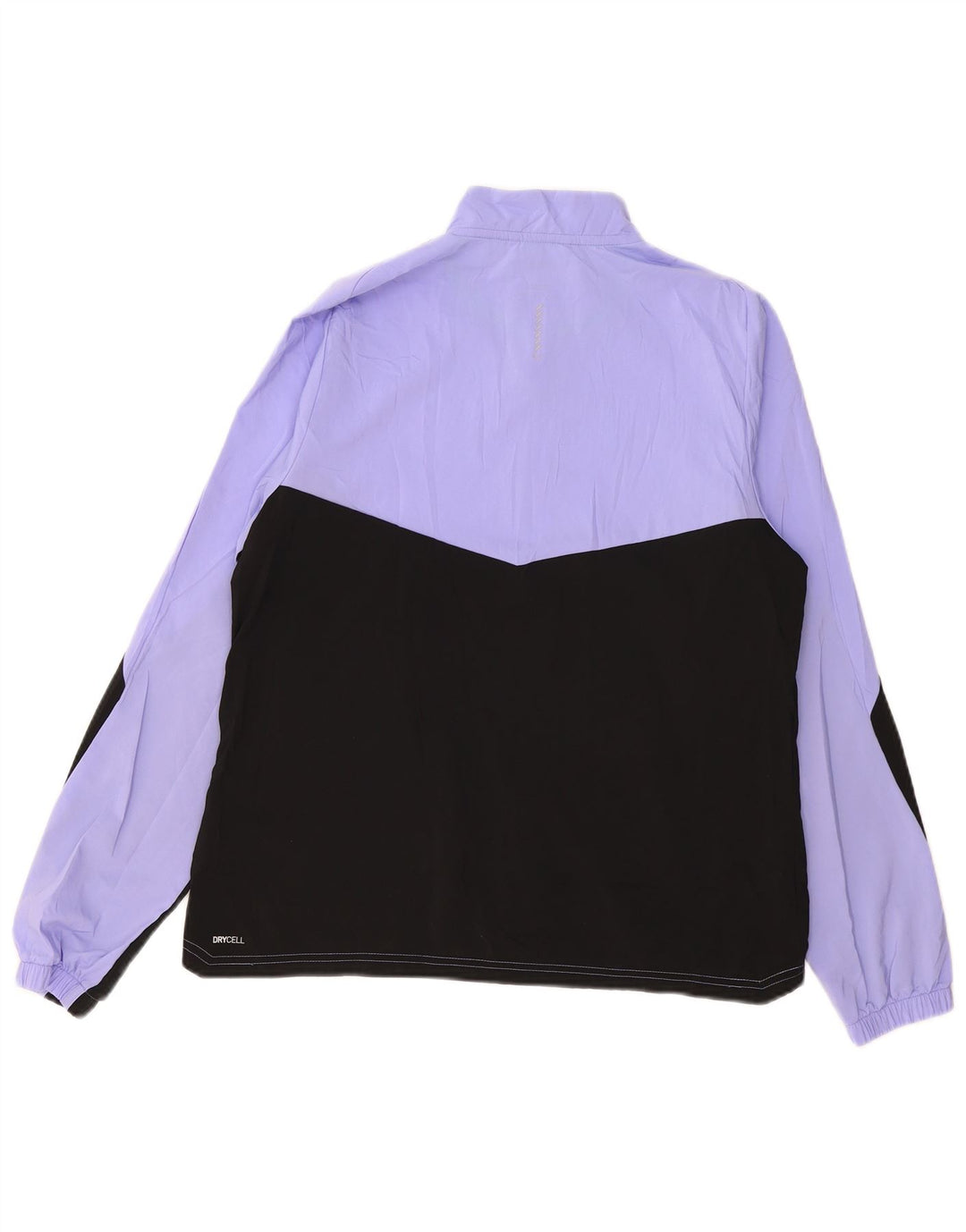 PUMA Womens Tracksuit Top Jacket UK 14 Médio Roxo Colourblock Poliéster
