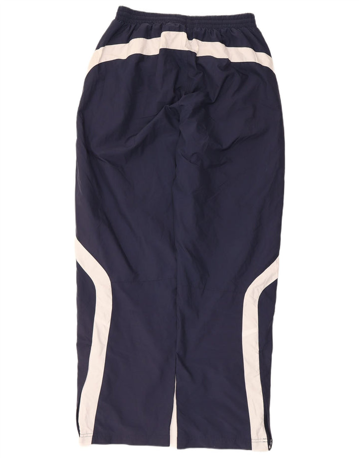 Calça de treino masculina Umbro grande poliéster colorblock azul marinho