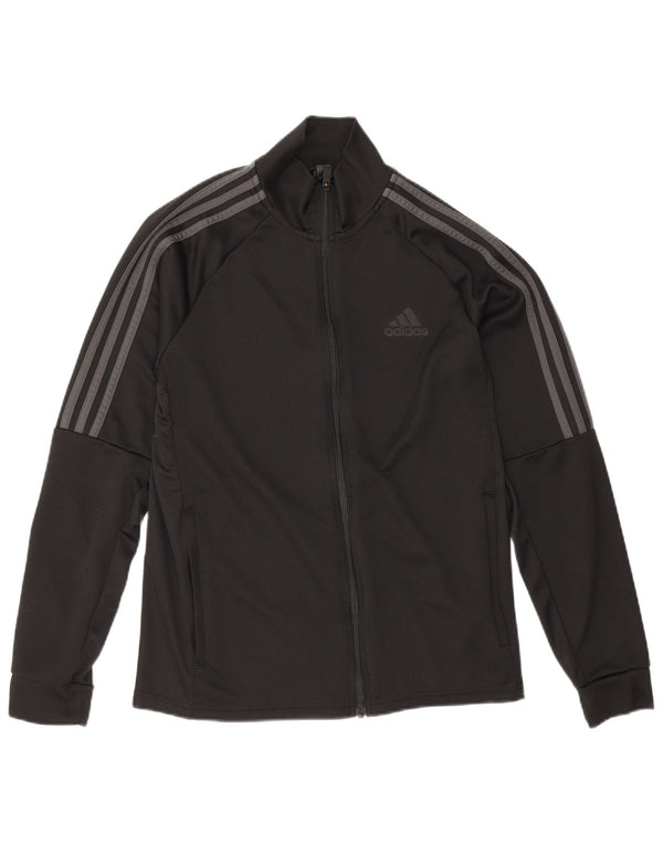 Adidas Mens Aeroready Tracksuit Top Jacket Reino Unido 40/42 Médio Preto