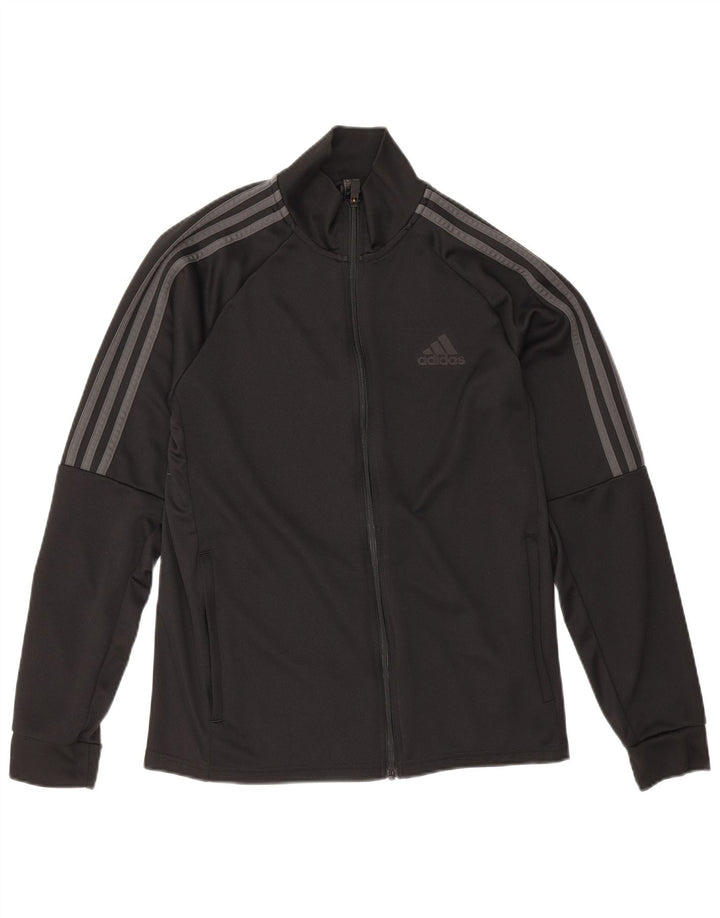 Adidas Mens Aeroready Tracksuit Top Jacket Reino Unido 40/42 Médio Preto