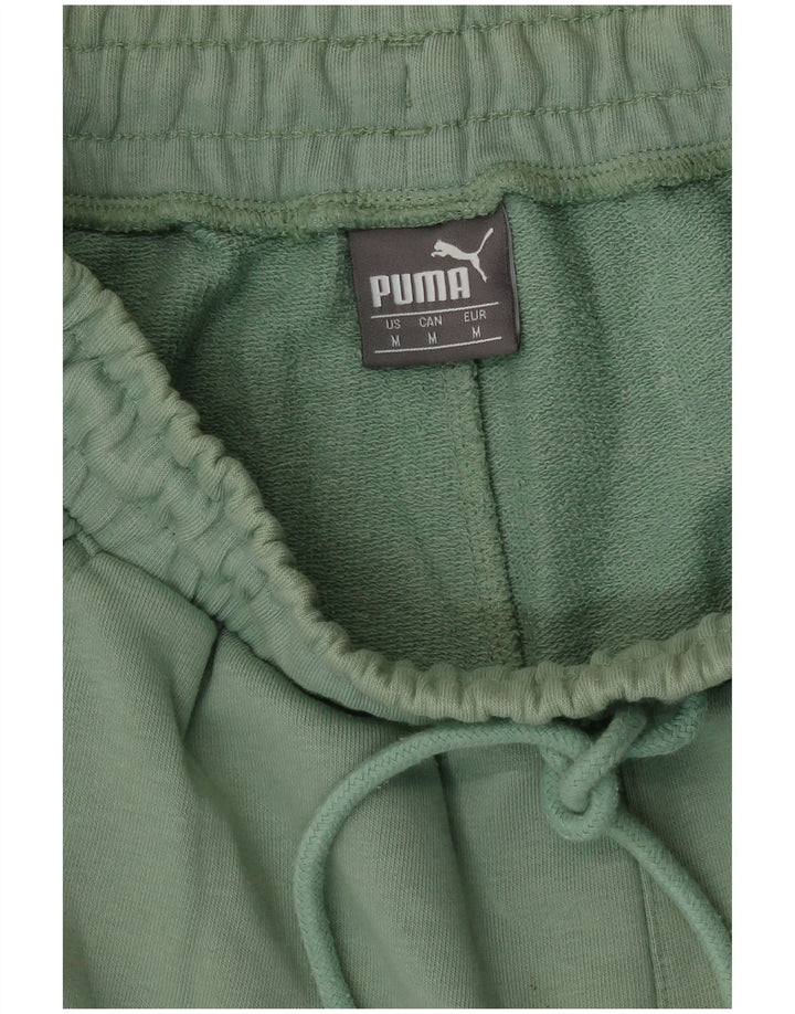 Shorts esportivos masculinos Puma verde médio