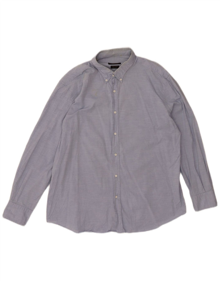 Camisa masculina MASSIMO DUTTI 2XL azul