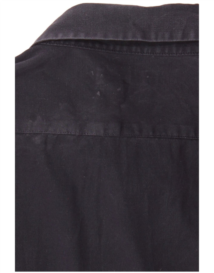 Camisa masculina CALVIN KLEIN JEANS de algodão azul marinho médio