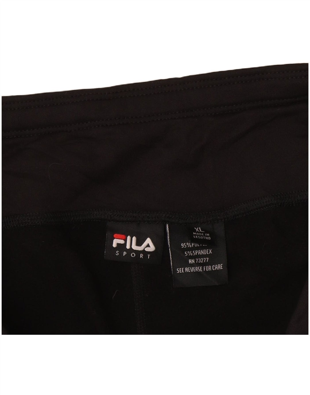 Leggings Fila Mulher UK 18 XL Preto Poliéster