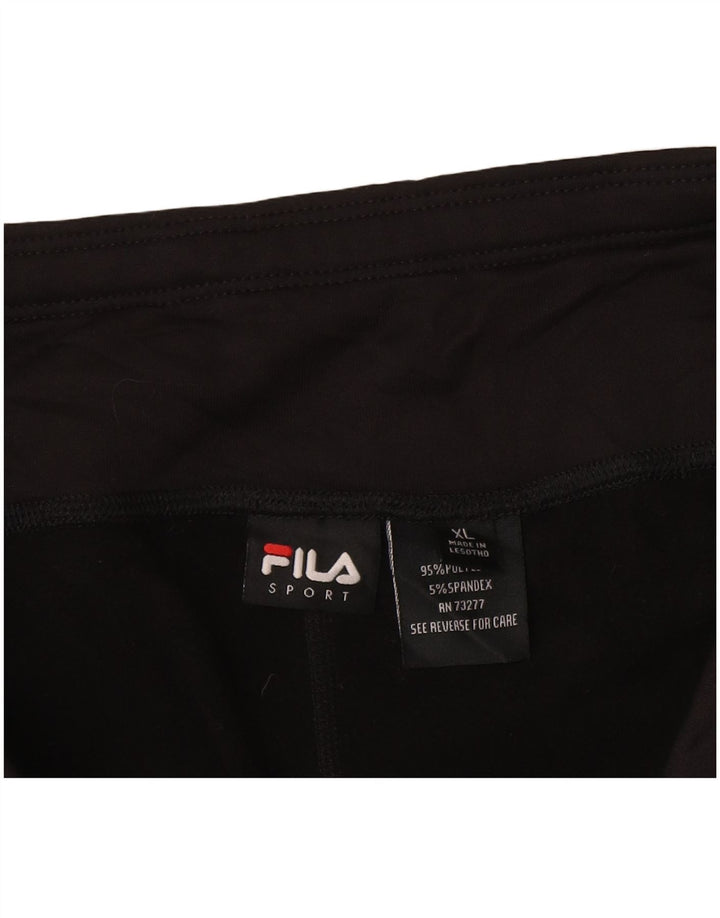 Leggings Fila Mulher UK 18 XL Preto Poliéster