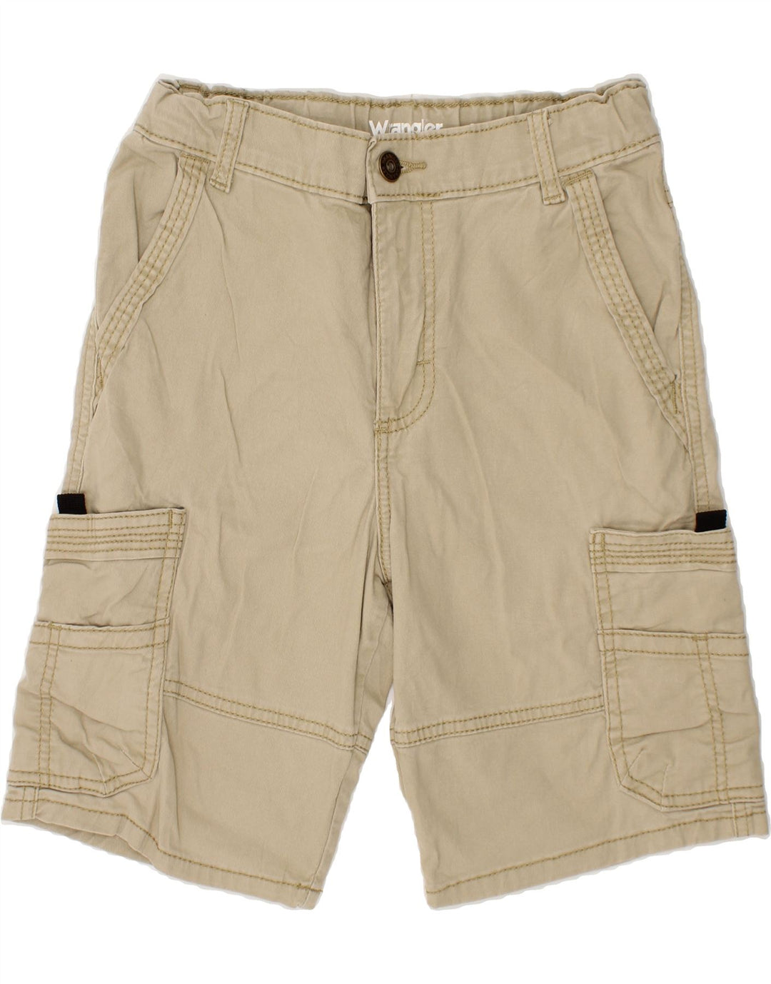 WRANGLER Boys Classic Cargo Shorts 11-12 Years W26 Beige Cotton Vintage Wrangler and Second-Hand Wrangler from Messina Hembry 