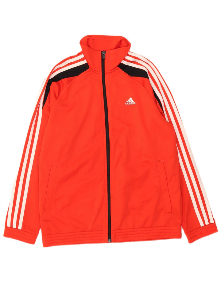 Jaqueta Adidas Meninas Treino Top 13-14 Anos Poliéster Vermelho