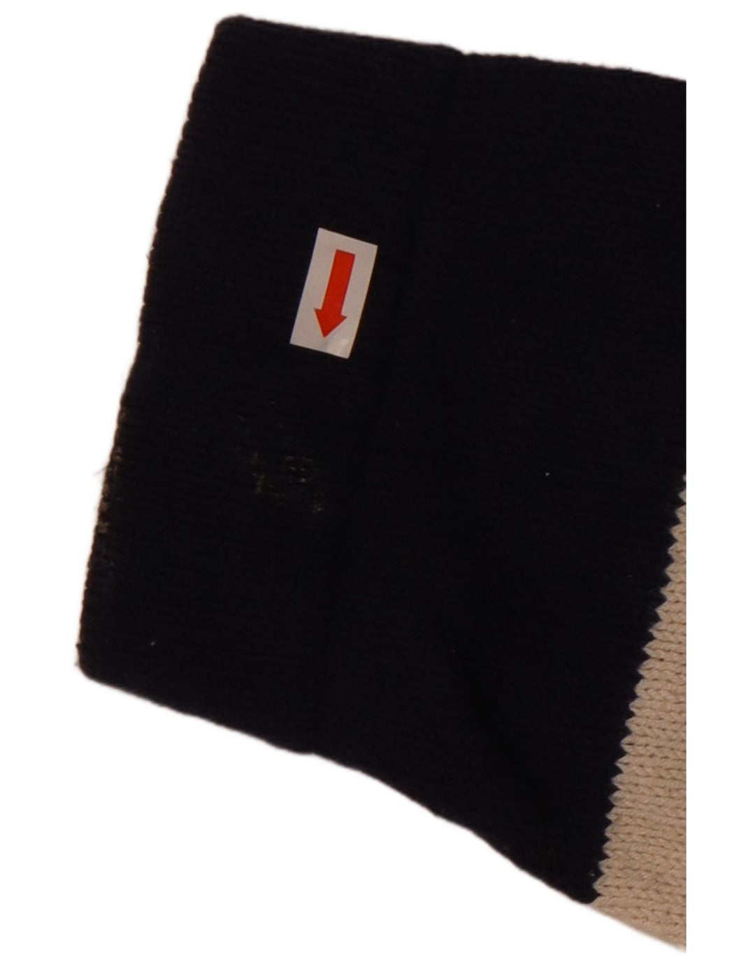 Suéter masculino Massimo Dutti com gola tartaruga, grande algodão azul marinho