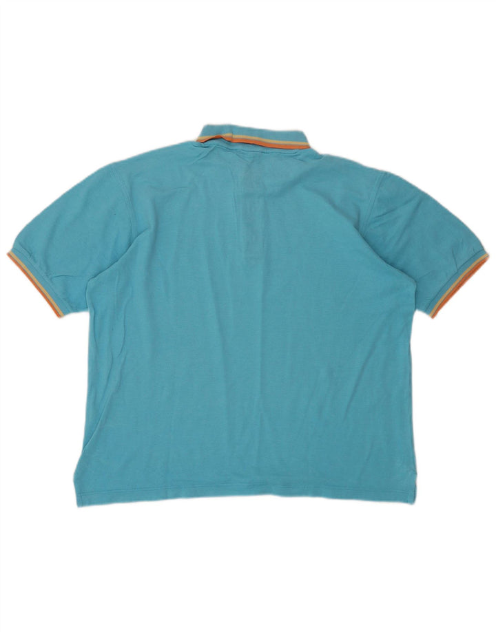 Camisa polo masculina Paul & Shark azul médio