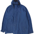 Jaqueta de chuva masculina Mountain Essentials com capuz Reino Unido 46 3XL azul nylon