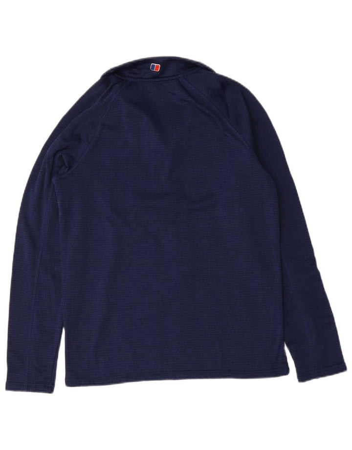 Berghaus Meninos Pulôver com decote em zíper Top de treino 12-13 anos Azul marinho